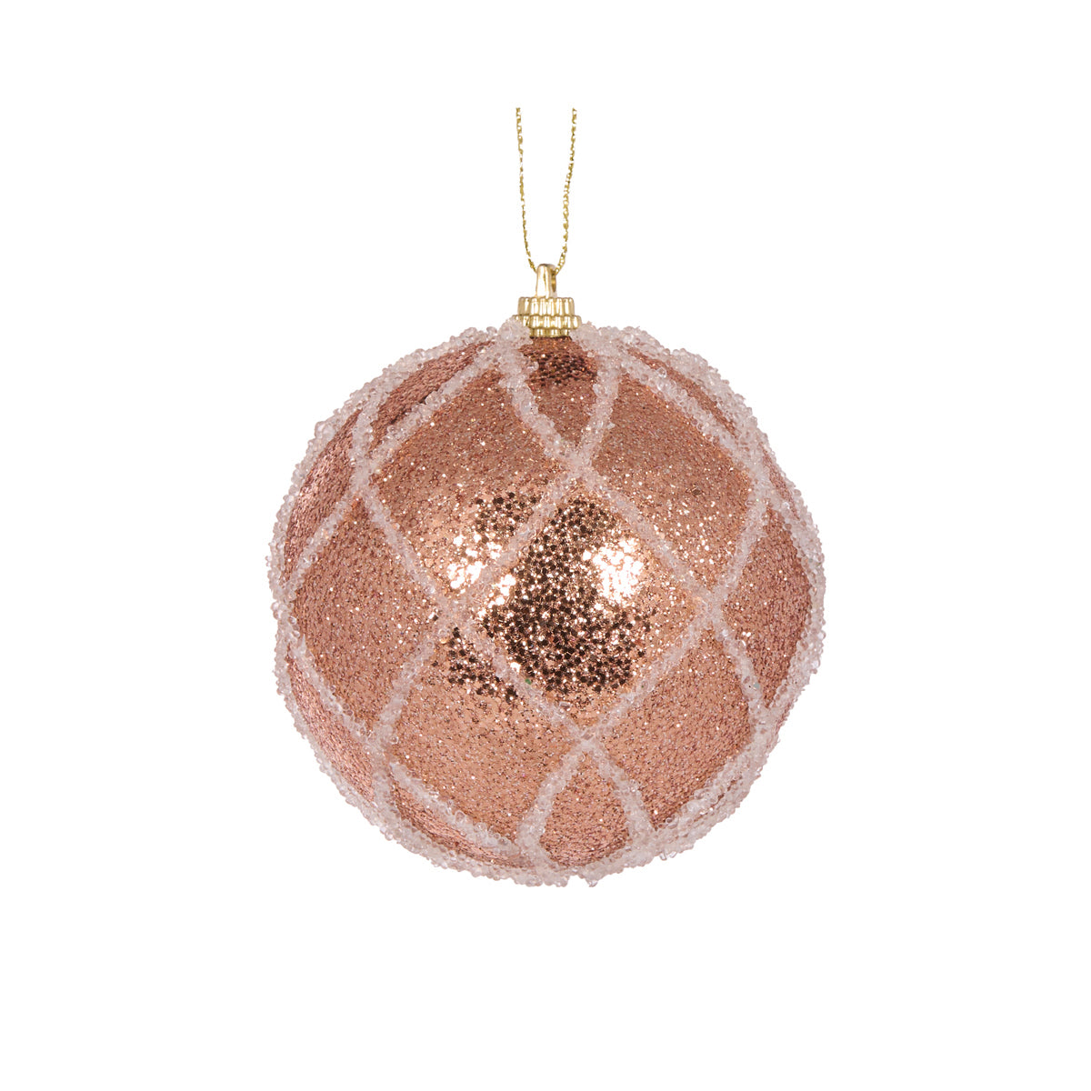 MINI COPPER LATTICE BAUBLE
