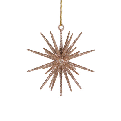 10cm Champagne Glitter Orbit Hanging