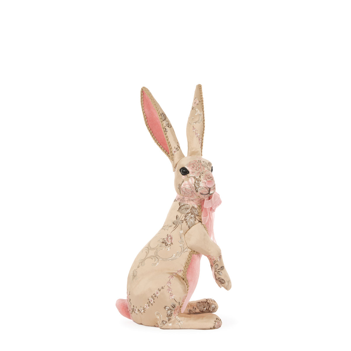 54 CM PINK JACQUARD RABBIT
