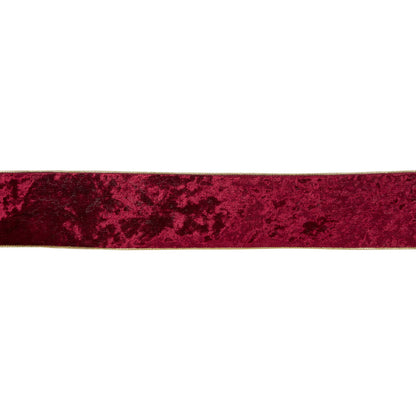 10cm Burgundy Velvet Ribbon