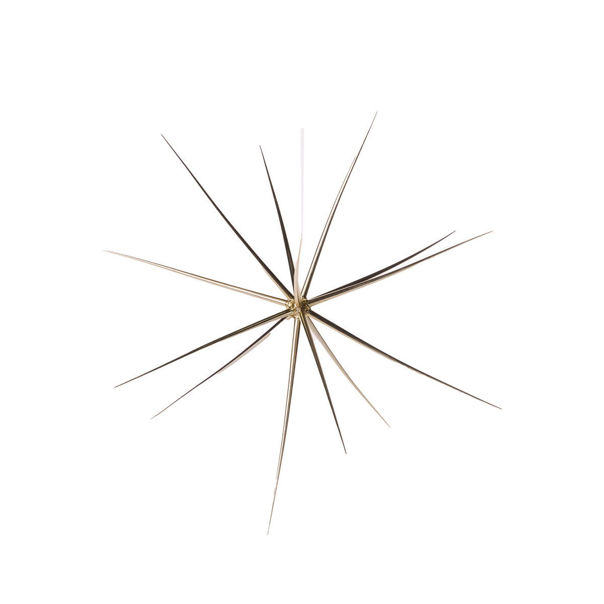 Large Metallic Gold Starburst Ornament