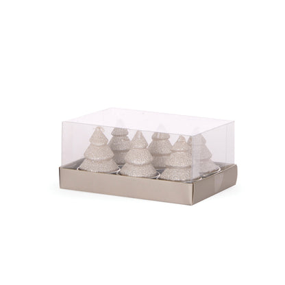 6pk Champagne Layered Tree T - Lights