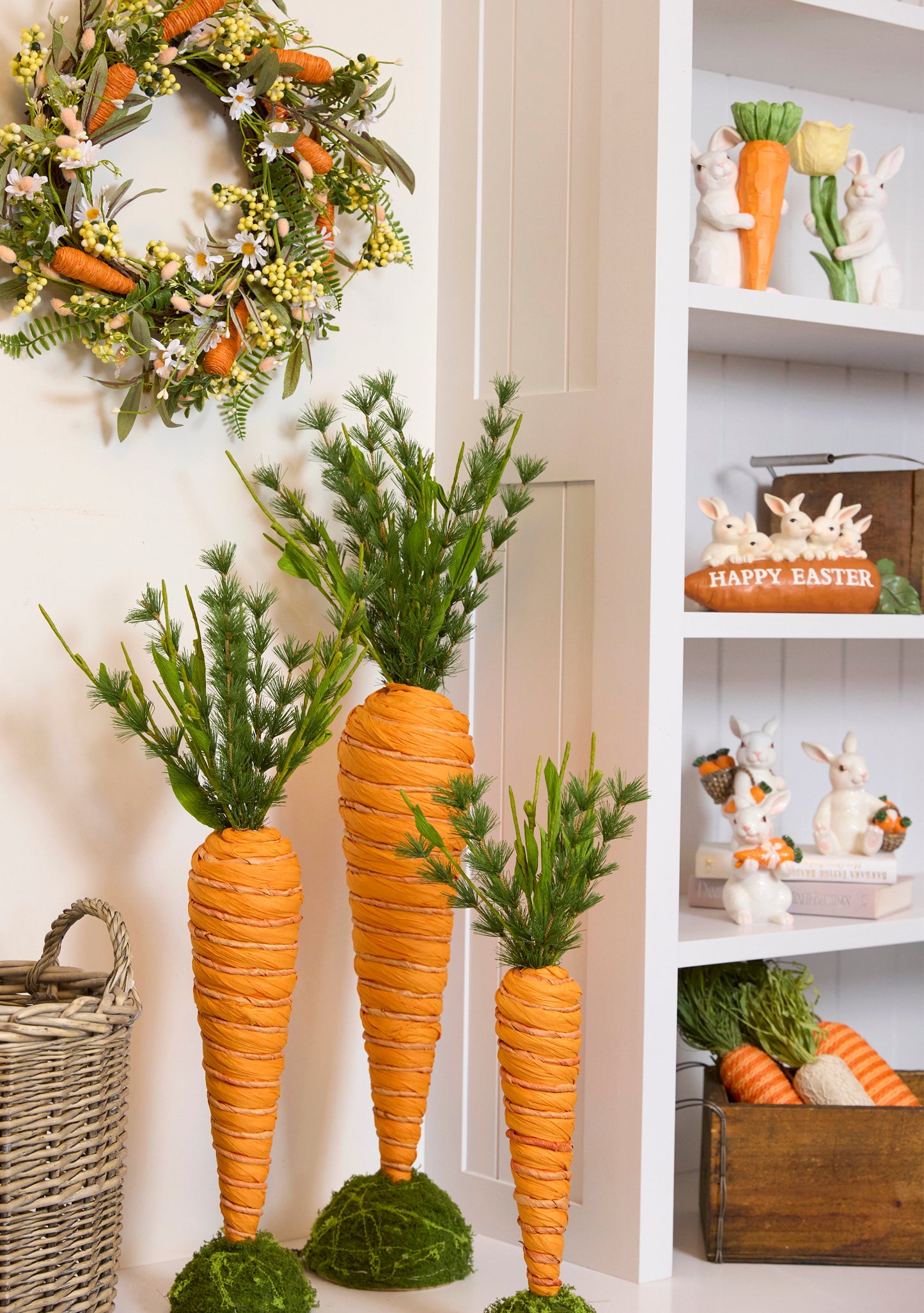 RUSTIC STANDING CARROT SMALL