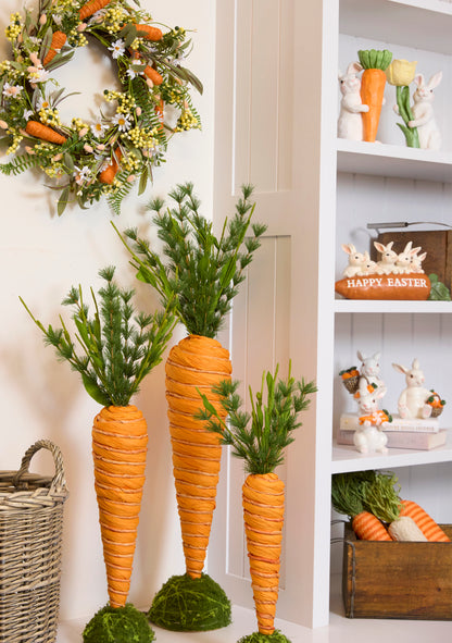 RUSTIC STANDING CARROT SMALL