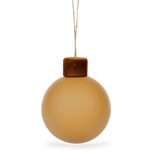 Load image into Gallery viewer, Caramel Velvet Topped Bauble
