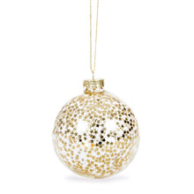 Load image into Gallery viewer, Gold Star Filled Bauble
