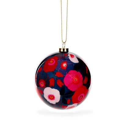 Artist Bauble 7.5Cm Poppies