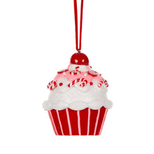 Load image into Gallery viewer, Red Cupcake Hanging
