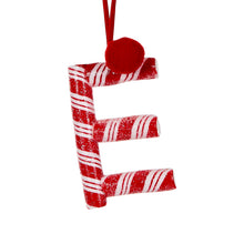 Load image into Gallery viewer, Candy Cane Letter E Hanging

