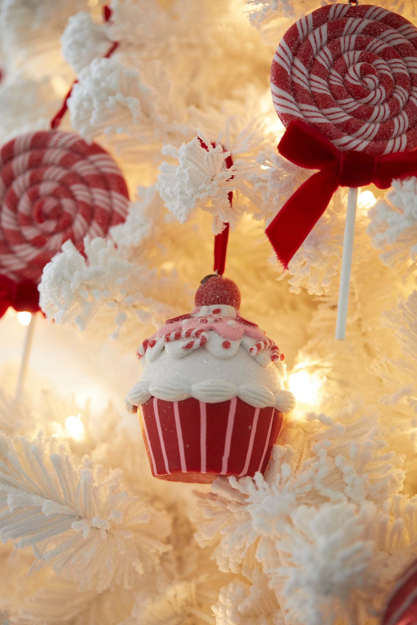 Red Cupcake Hanging