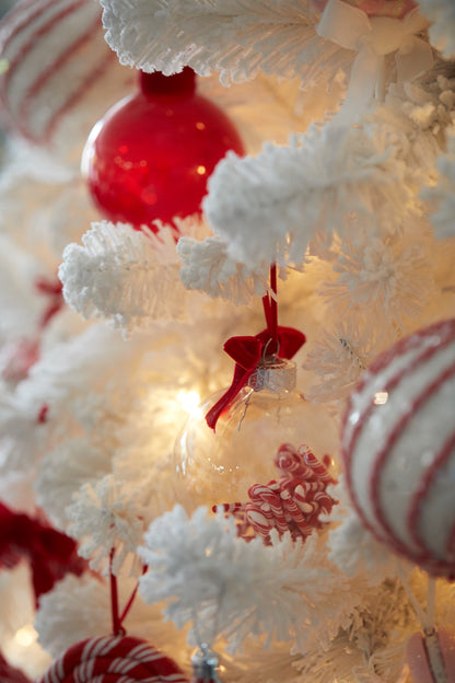 Candy Cane Filled Bauble Hanging