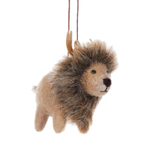 Load image into Gallery viewer, Wool Lion With Antlers
