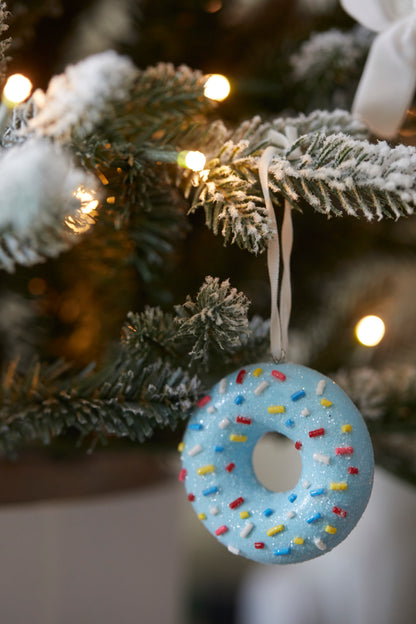 Light Blue Doughnut Hanging