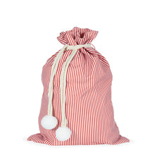 Load image into Gallery viewer, Peppermint Stripe Santa Sack
