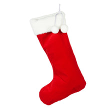 Load image into Gallery viewer, Red Velvet Santa Stocking
