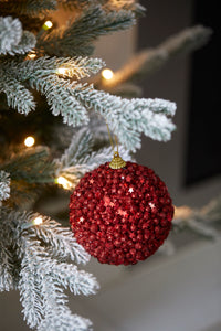 Red Stars Bauble
