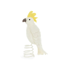 Load image into Gallery viewer, Wool Yellow Cockatoo Tree Topper
