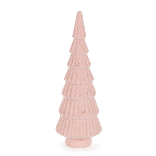 Pink Velvet Layered Table Top Tree