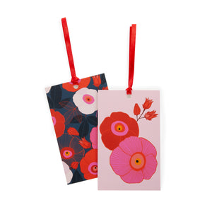 Artist Gift Tags 10Pk Poppies