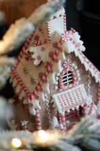 Load image into Gallery viewer, Led Gingerbread House With Snowman
