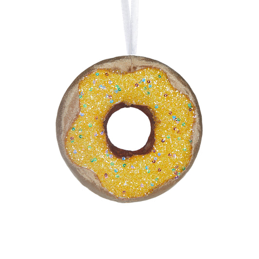 Yellow Candy Doughnut