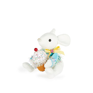 Blue Candy Mouse With Cupcake