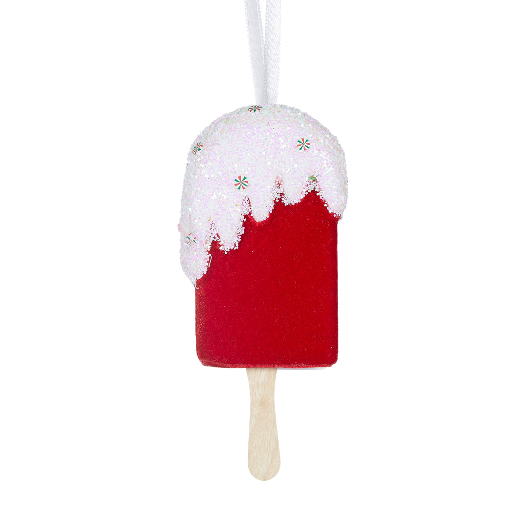 Red Icepole Hanging
