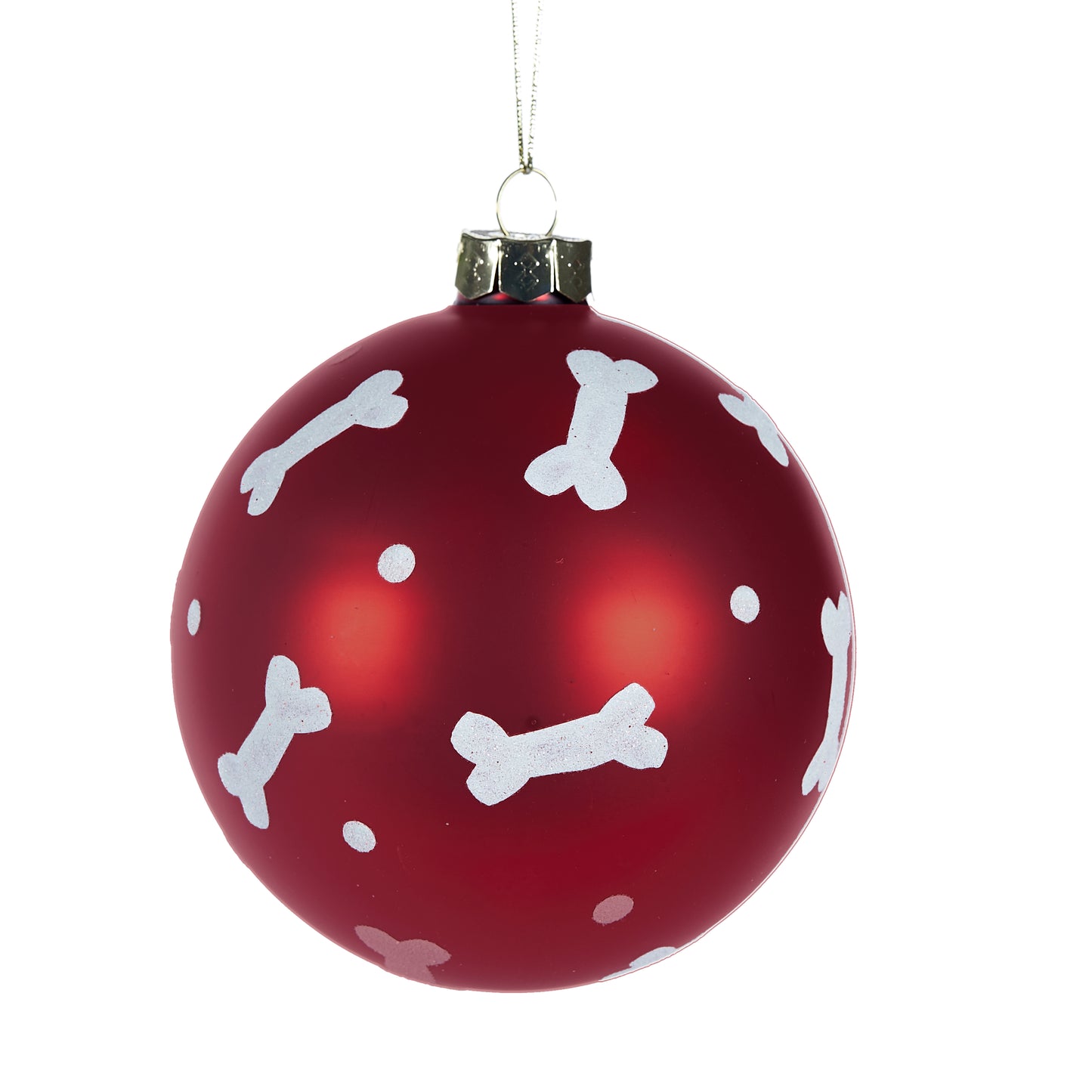 Red Dog Bone Bauble