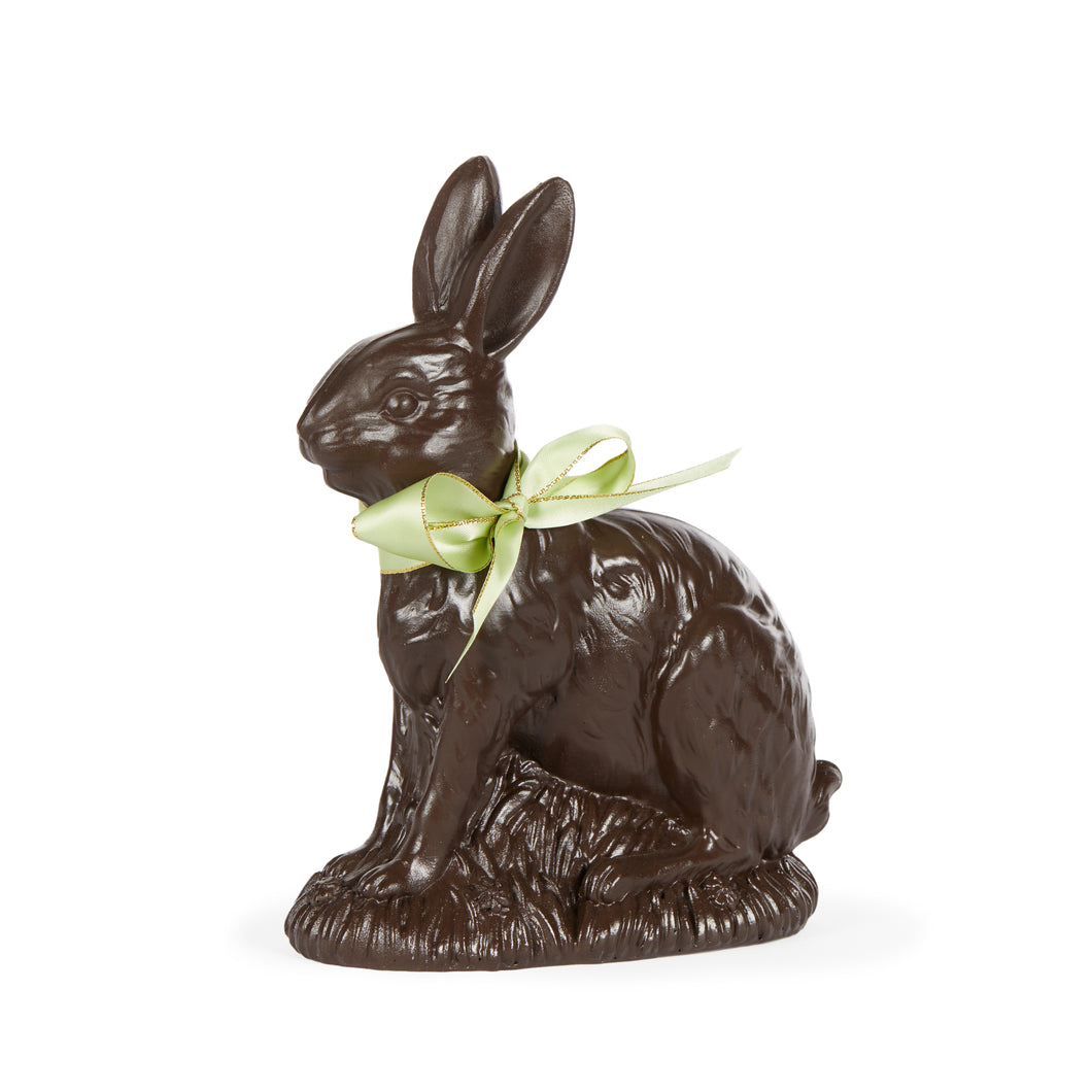 Dark Chocolate Sitting Bunny