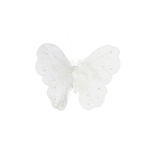 Spring Butterfly Clip - Ivory
