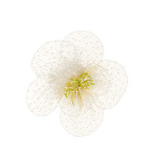 Petal Flower Clip Ivory