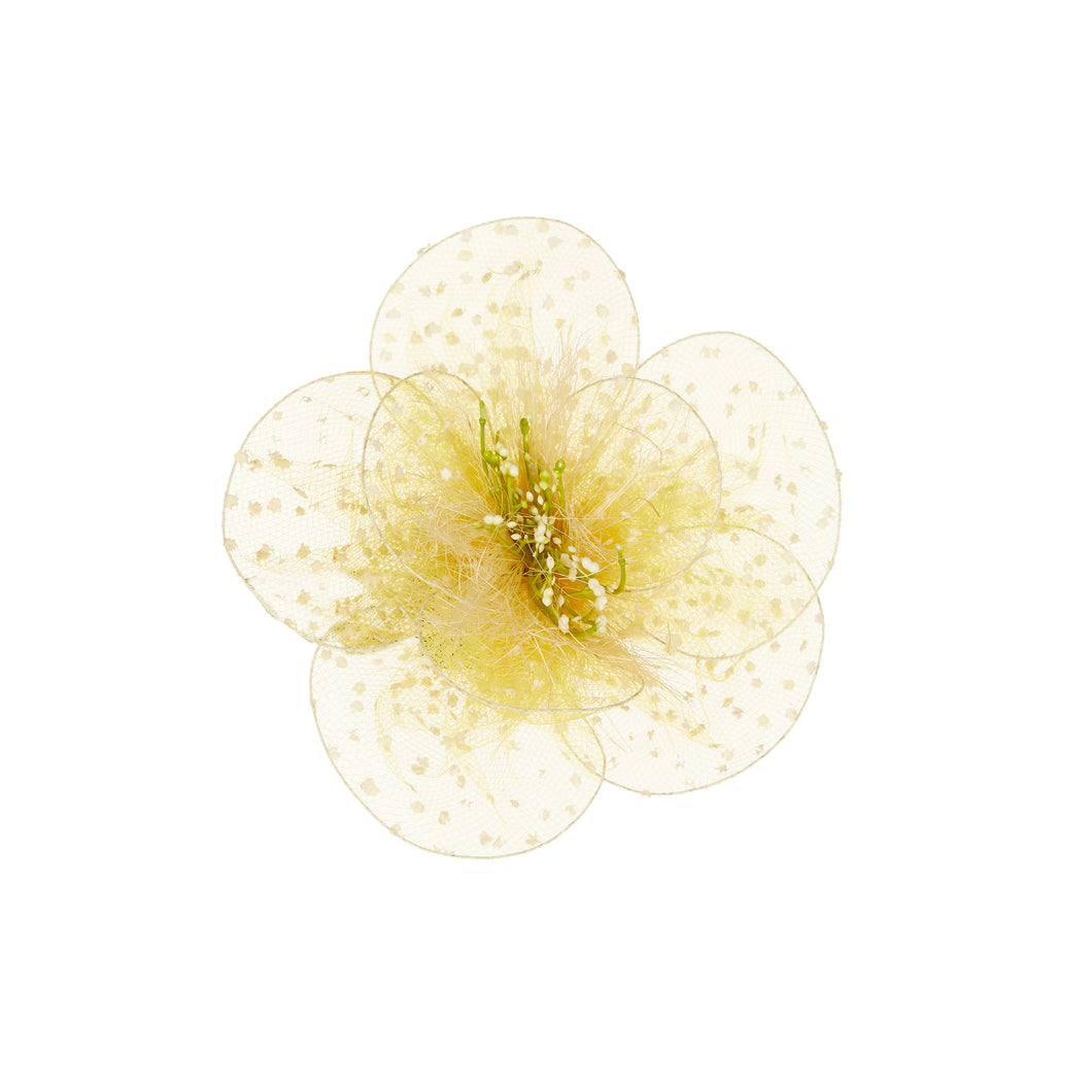 Petal Flower Clip Yellow