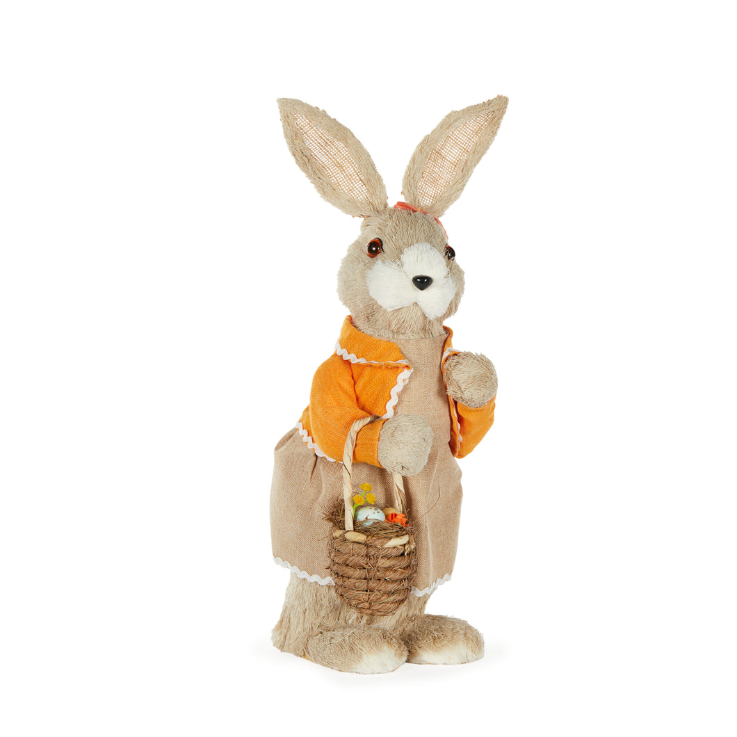 50Cm Clementine Rabbit With Basket