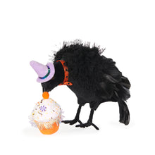 Load image into Gallery viewer, Black Crow With Cupcake
