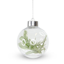 Load image into Gallery viewer, 8cm FOLIAGE BAUBLE - SAGE GREEN
