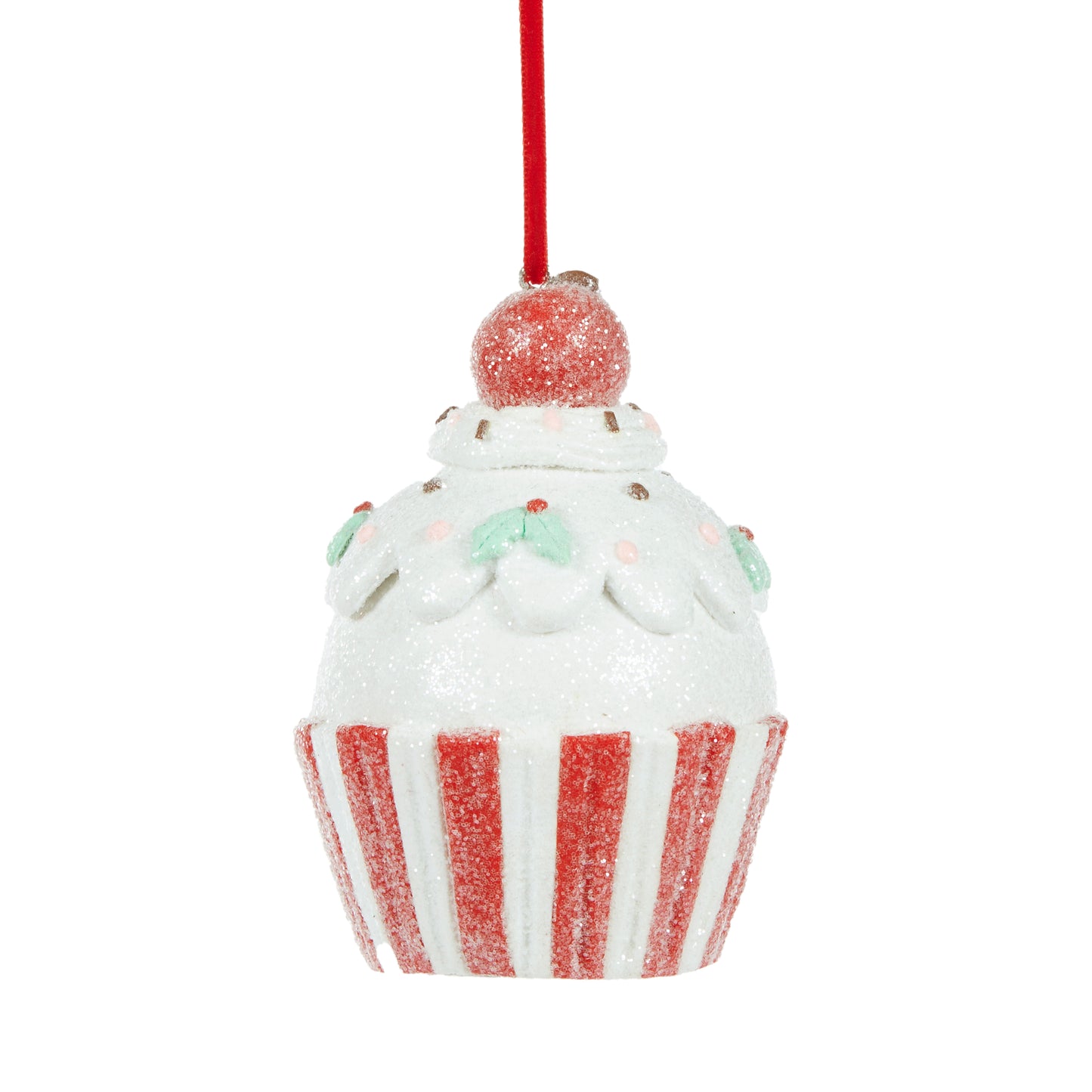 Cupcake With Cherry Hanging