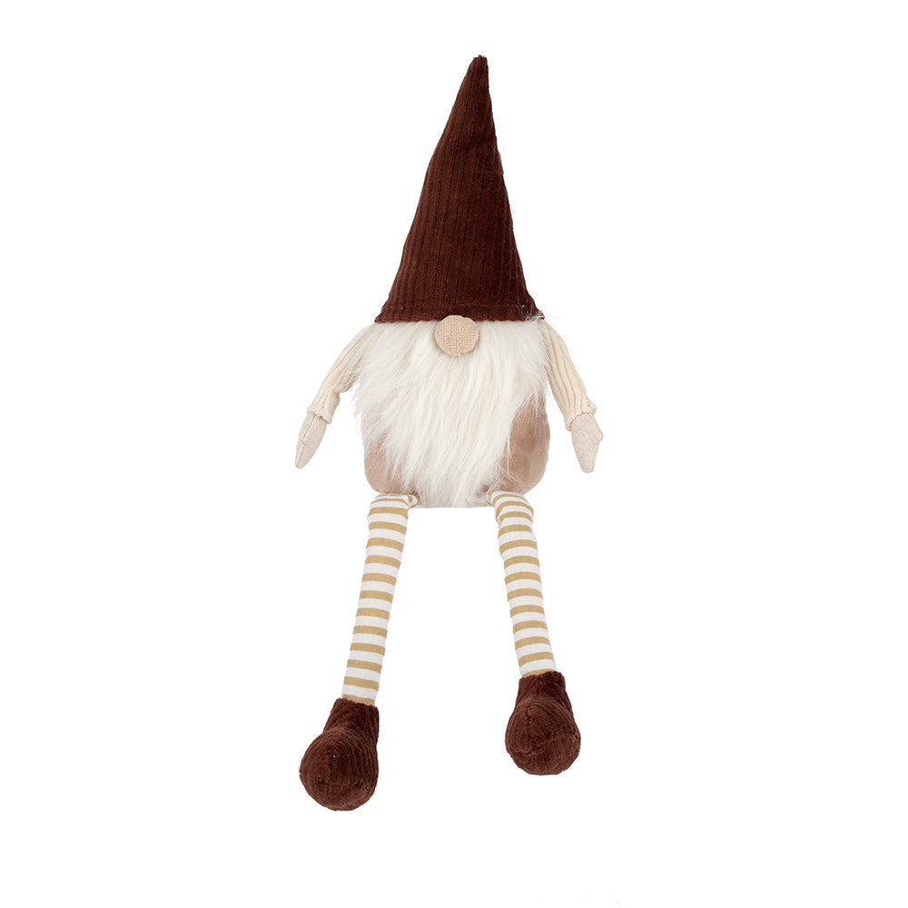 SITTING WOODLAND GNOME TAUPE