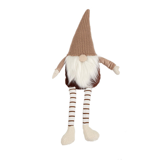 SITTING WOODLAND GNOME BROWN