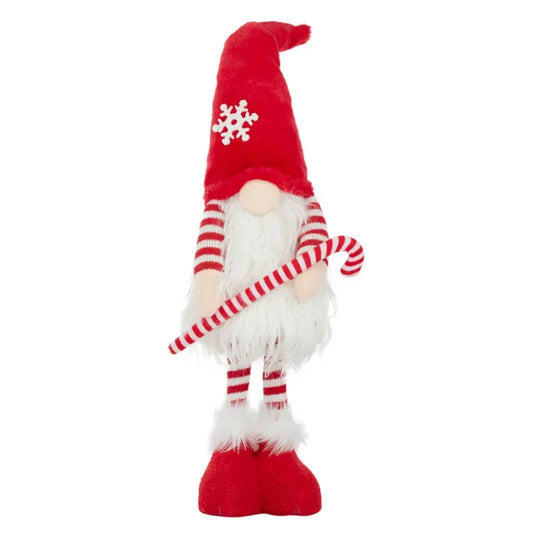 SONNY SNOWFLAKE GNOME WITH CANDY CANE