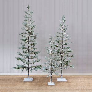 250 Cm Led Snowy Spruce Tree
