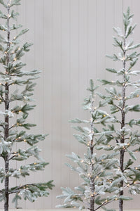 220 Cm Led Snowy Spruce Tree