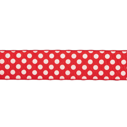Red White Polka Dot Ribbon