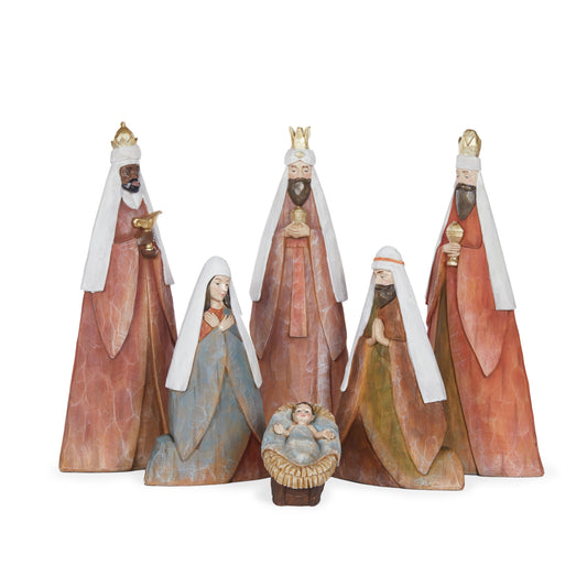 6 Piece Modern Nativity