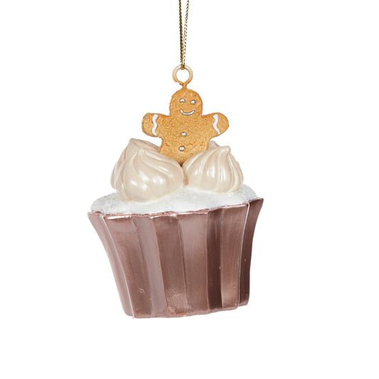 Metalic Gingerbread Man Cupcake