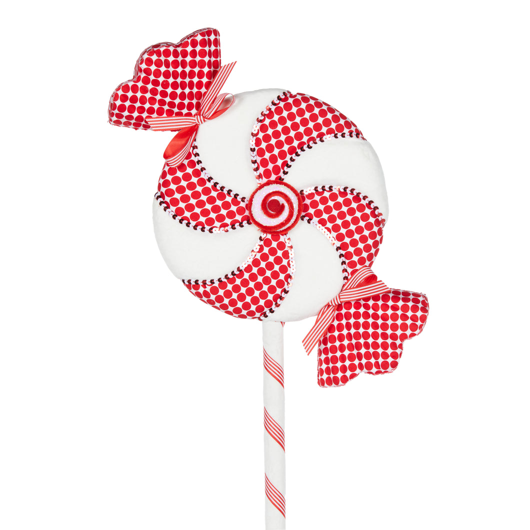 Wrapped Gingham Lolly Pick