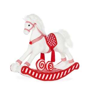 White Peppermint Rocking Horse