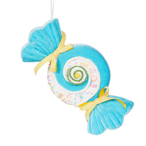 Blue Candy Wrapped Swirl