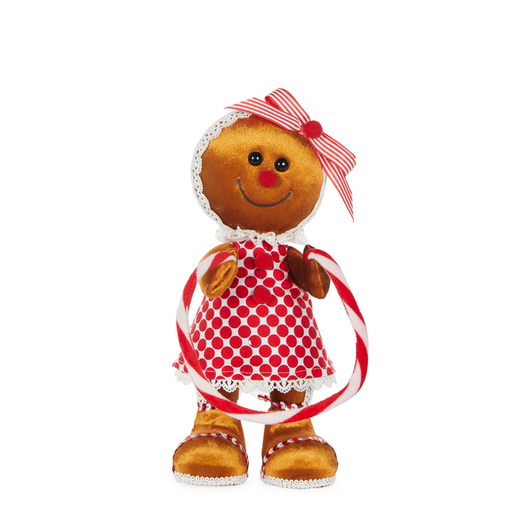 30Cm Peppermint Ginger Girl With Skipping Rope