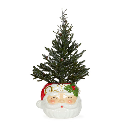 Ceramic Santa Planter