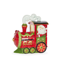 Load image into Gallery viewer, Ceramic Christmas Train Co0Kie Jar

